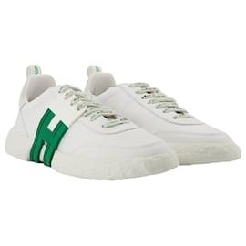 Hogan-3R Sneakers - Hogan - Bianco - Leather-White