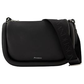 JW Anderson Parachoque-17 Bolsa Hobo - J.W. Anderson - Preto - Couro Preto