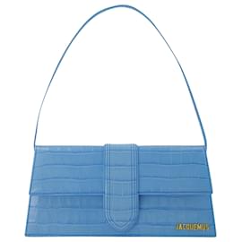 Jacquemus-Le Bambino Long Bag - Jacquemus -  Blue - Leather-Blue