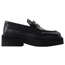 Marni Mocassino Piercing in Pelle Nera Nero
