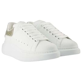 Alexander Mcqueen-Oversized Sneakers - Alexander Mcqueen - Black/White - Leather-White