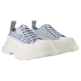 Alexander Mcqueen-Tread Slick Sneakers - Alexander Mcqueen - Black/White - Leather-Multiple colors
