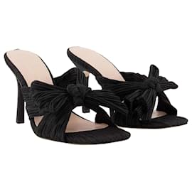 Loeffler Randall-Sandália Claudia - Loeffler Randall - Preto - Couro-Preto