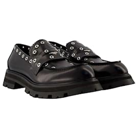 Alexander Mcqueen-Mocassins Wander - Alexander Mcqueen - Noir - Cuir-Noir