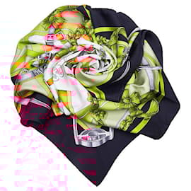 Hermès-hermès Grand Manège Silk Scarf multicolor-Multiple colors