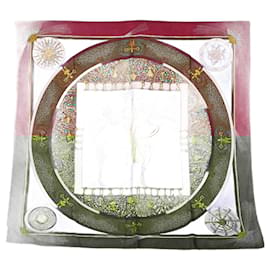Hermès-hermès Feux D'Artifice Silk Scarf multicolor-Multiple colors
