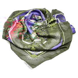 Hermès-hermès Feux D'Artifice Silk Scarf multicolor-Multiple colors