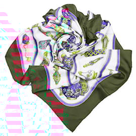 Hermès-hermès Qu' Importe Le Flacon Silk Scarf multicolor-Multiple colors