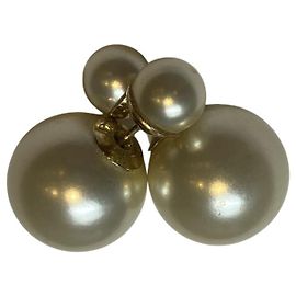 Boucles d'oreilles Dior Tribal dorées Bijouterie dorée