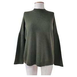 Autre Marque Maison Anje Ledelita Kaschmirpullover Grün Grün