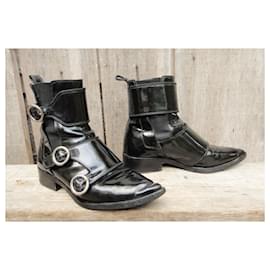 Lanvin-Lanvin p boots 38-Black