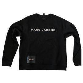 Marc Jacobs Sweatshirt mit gesticktem Logo Schwarz Schwarz