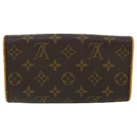 Louis Vuitton-Bolsa de ombro M LOUIS VUITTON Monogram Pochette Twin PM M51854 LV Auth rd4133-Monograma