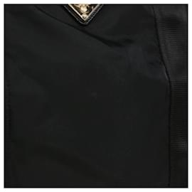 Prada-PRADA Boston Bag Nylon Black Auth ac1421-Black