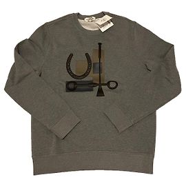 Nueva sudadera Hermès gris talla M Gris