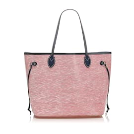 Louis Vuitton-Louis Vuitton Women Pink Epi Leather Neverfull MM-Pink
