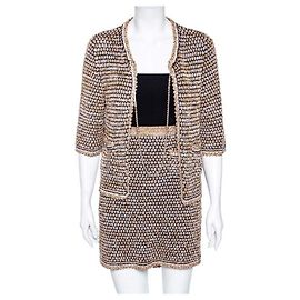 Chanel Tweed Multicolor Suit Jacket Skirt Multiple colors