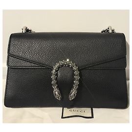 Petit sac porté épaule Dionysus Gucci Noir