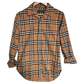 Burberry-chemise à carreaux Burberry-Multicolore