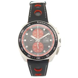 Autre Marque RELÓGIO DE JUNGHANS 1972 SOLAR CHRONOusado 14/4200.00 quartzo ct 43 MM + CAIXA DE RELÓGIO Preto