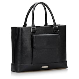 Autre Marque-Leather Handbag-Black