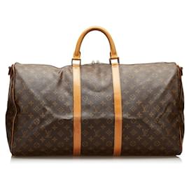 Autre Marque-Monogram Keepall Bandouliere 55-Brown
