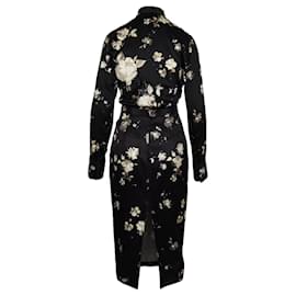 Vivienne Westwood-Vivienne Westwood Black Flower Printed Skirt And Top Suit-Other