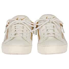 Giuseppe Zanotti-Giuseppe Zanotti Giuseppe Zanotti Slip-On Lace-Up Sneakers-White,Cream
