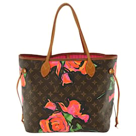 Louis Vuitton-LOUIS VUITTON Monogram Rose Neverfull MM Tote Bag M48613 LV Auth yk5591b-Other
