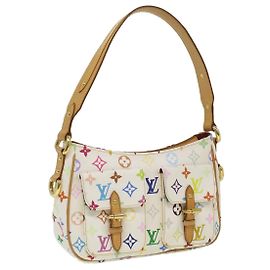 LOUIS VUITTON Monogram Multicolor Lodge PM Umhängetasche Weiß M40053 Auth bin3530 Weiß