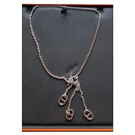 Hermès Parade small model silver necklace Silver hardware