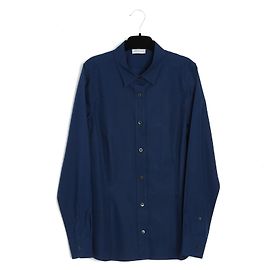 Dries Van Noten COTTON DEEP BLUE FR40 Bleu