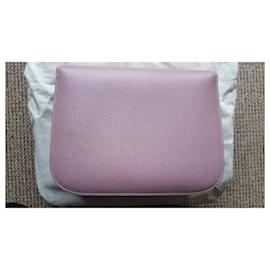 Céline-Celine Medium Classic Bag in Liege calf leather Bag-Pink