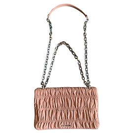 Bolsa transversal Prada Nappa Gaufre de couro rosa Rosa