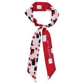 Sciarpa a fascia con stampa di seta Givenchy Multicolore