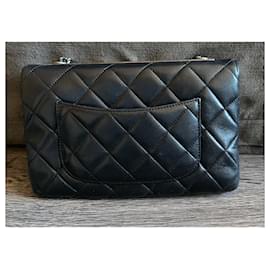 Chanel-Trendige CC-Überschlagtasche-Schwarz