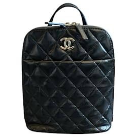 Chanel-Sac à dos Intemporel / Classique-Noir