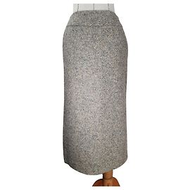 Autre Marque Maurice Pecoraro Long Skirt Grey Wool M Multiple colors Grey