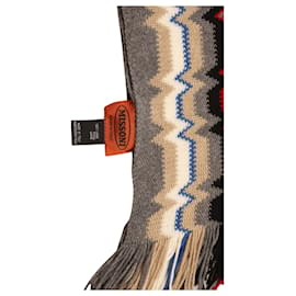 Missoni-Sciarpa Missoni in maglia di lana multicolore-Altro