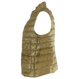 Herno-Gilet Piumino Herno con Tasche in Poliammide Verde-Verde,Verde oliva