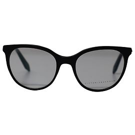 Victoria Beckham Classic Kitten Cat-Eye Glasses in Black Acetate Black