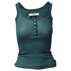 Isabel Marant-Camiseta Isabel Marant Etoile Louisalic de algodón verde-Verde
