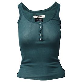 Regata Isabel Marant Etoile Louisalic em algodão verde Verde