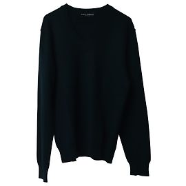 Dolce & Gabbana Pull Col V en Cachemire Vert Vert