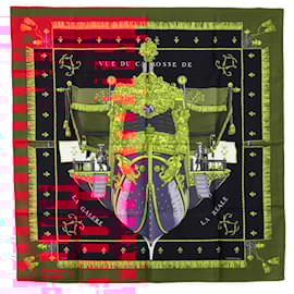 Hermès-hermès Vue du Carosse de la Galère la Réale Scarf multicolor-Multiple colors