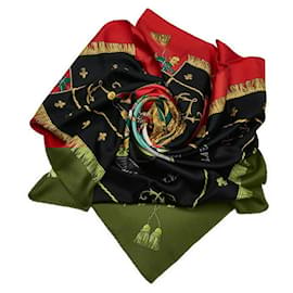 Hermès-hermès Vue du Carosse de la Galère la Réale Scarf multicolor-Multiple colors