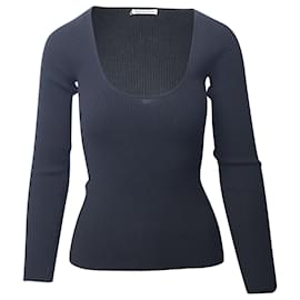 Reformation-Reformation Mia Sweater in Black Cashmere-Black