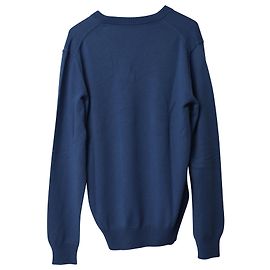 Dolce & Gabbana Pull Col V en Cachemire Bleu Bleu