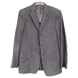 Splendida giacca blazer da uomo Valentino Nero Blu Grigio antracite