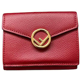 Fendi-Purses, wallets, cases-Red